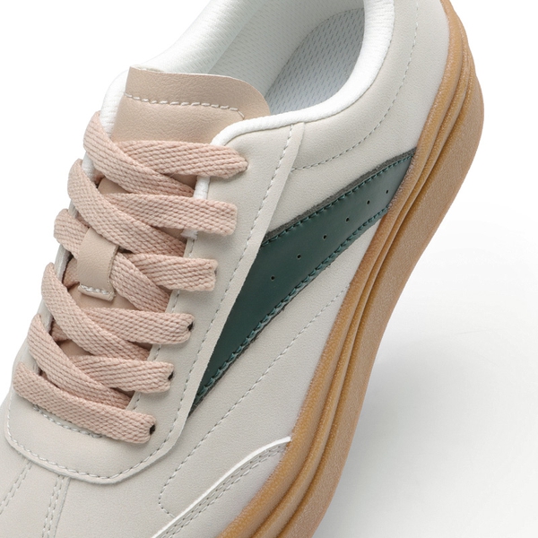 [Val] Retro Platform Fashion Sneakers - GREY - 6